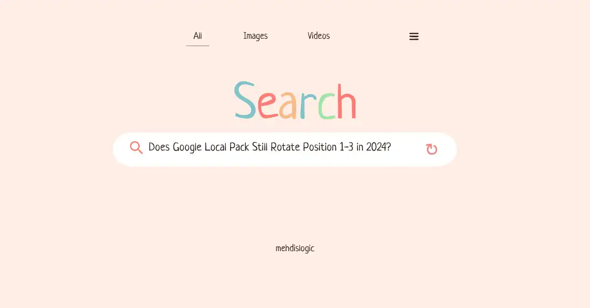 Does Google Local Pack Still Rotate Position 1-3