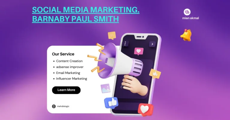 social media marketing. barnaby paul smith